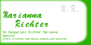 marianna richter business card